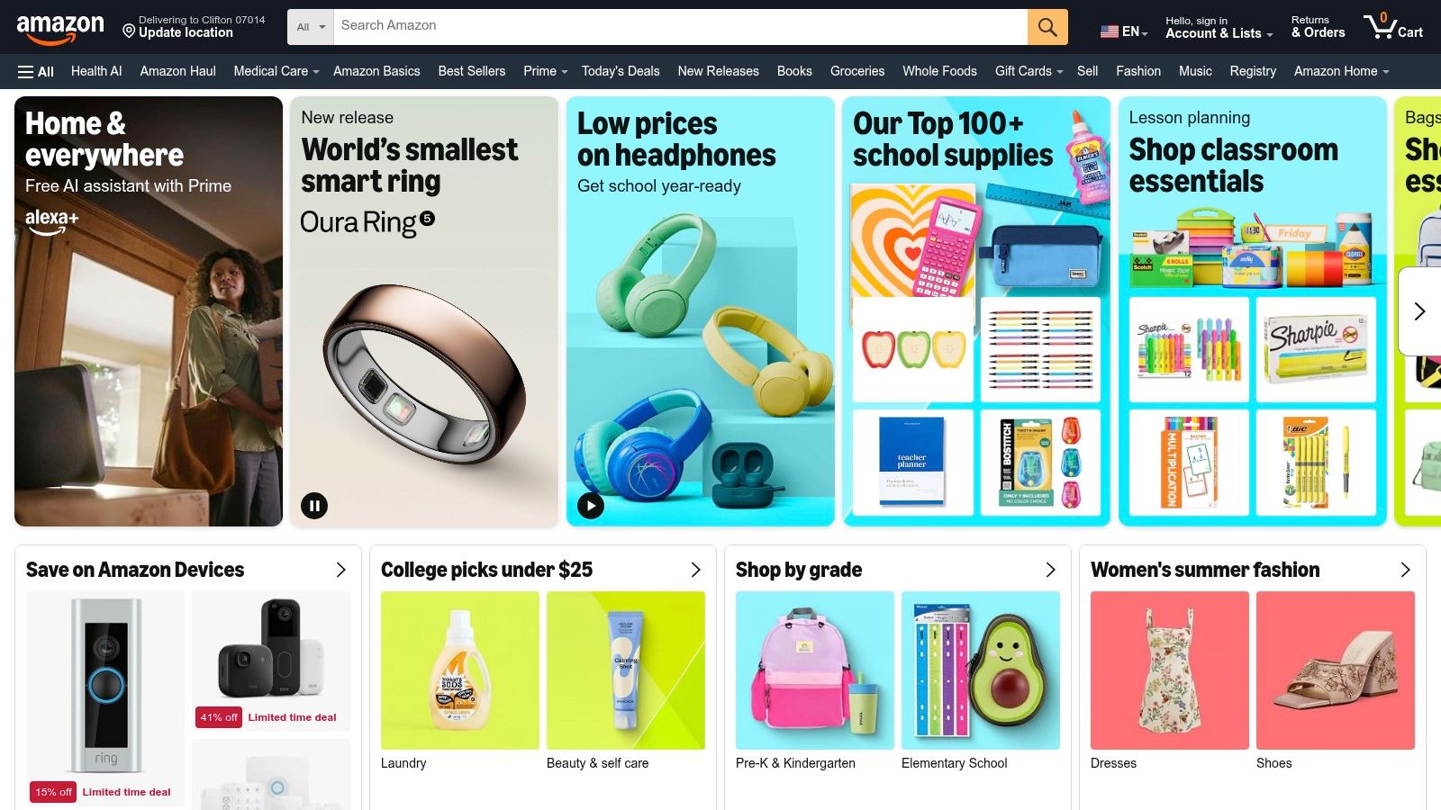 Amazon (Marketplace and Amazon Warehouse)